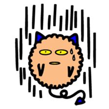 Mumu the Furball Cat sticker #5137069