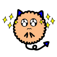 Mumu the Furball Cat sticker #5137070