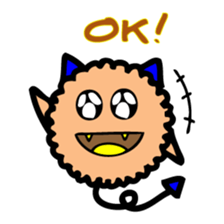 Mumu the Furball Cat sticker #5137071