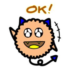 Mumu the Furball Cat sticker #5137071