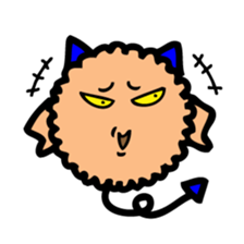 Mumu the Furball Cat sticker #5137072