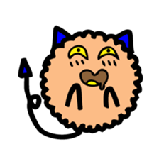 Mumu the Furball Cat sticker #5137073