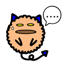 Mumu the Furball Cat sticker #5137074