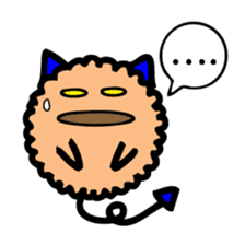 Mumu the Furball Cat sticker #5137074