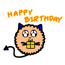 Mumu the Furball Cat sticker #5137075