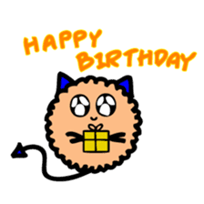 Mumu the Furball Cat sticker #5137075