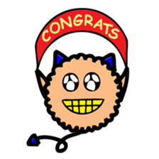 Mumu the Furball Cat sticker #5137076