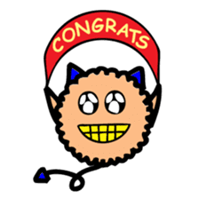 Mumu the Furball Cat sticker #5137076