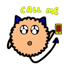 Mumu the Furball Cat sticker #5137077