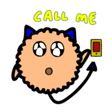 Mumu the Furball Cat sticker #5137077