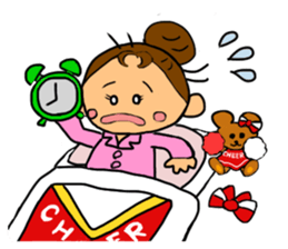 Cheerleader Sticker Red Uniform sticker #5137132