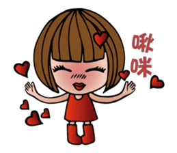 Miss Redheart sticker #5137882