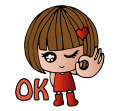 Miss Redheart sticker #5137889