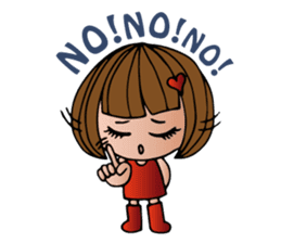 Miss Redheart sticker #5137890