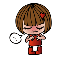 Miss Redheart sticker #5137896