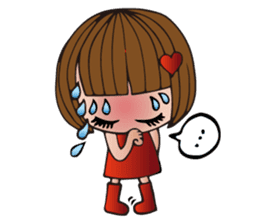 Miss Redheart sticker #5137899