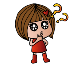 Miss Redheart sticker #5137910