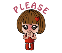 Miss Redheart sticker #5137916