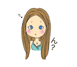 Night girl sticker #5138407