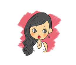 Night girl sticker #5138412