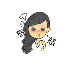 Night girl sticker #5138415