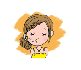 Night girl sticker #5138432