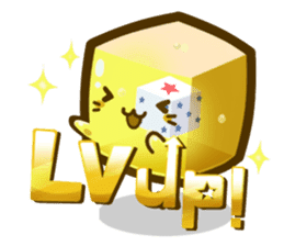 Tsukueasobichan and pleasant friends. 1 sticker #5138576