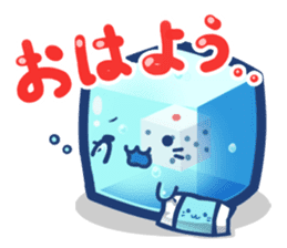 Tsukueasobichan and pleasant friends. 1 sticker #5138601