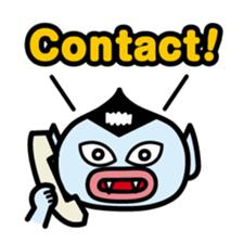 ChekeRaccho4 face / Monsters sticker #5139210