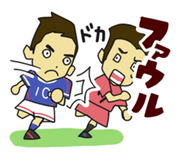 Movement of the soccer sticker #5139615