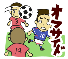 Movement of the soccer sticker #5139617