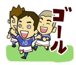 Movement of the soccer sticker #5139620