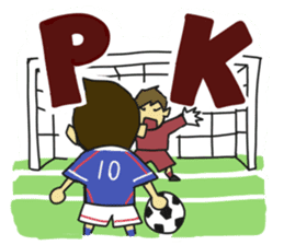 Movement of the soccer sticker #5139635