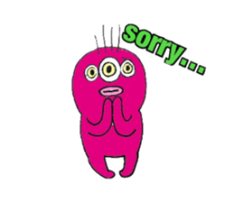 COLORFUL MONSTERS by sachi sticker #5139969