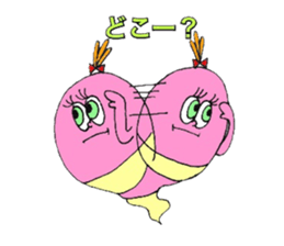 COLORFUL MONSTERS by sachi sticker #5139975