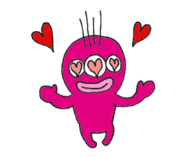 COLORFUL MONSTERS by sachi sticker #5139999