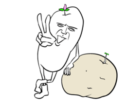 Go ahead! Mr. potato sticker #5140060