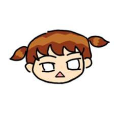 Twintails girl sticker #5140453