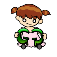 Twintails girl sticker #5140455