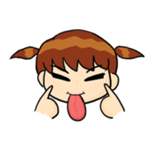 Twintails girl sticker #5140466