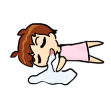 Twintails girl sticker #5140469