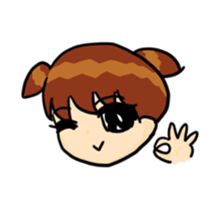 Twintails girl sticker #5140472