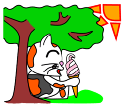 JIN-JIN Tortie-Cat Life sticker #5141061