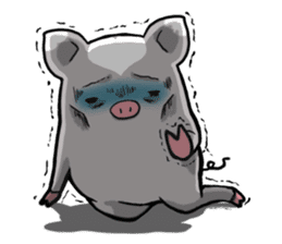 chu-pig sticker #5141310