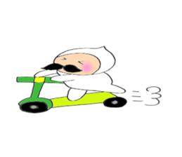 Beard old man2 sticker #5141498