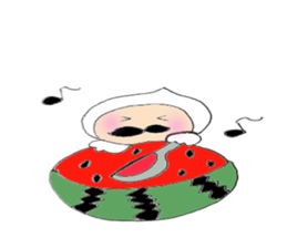 Beard old man2 sticker #5141517