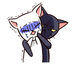 KURO and SHIRO daily life sticker #5141681
