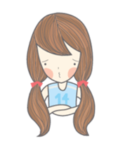 Girl on the sweet sticker #5142085