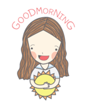 Girl on the sweet sticker #5142091