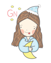 Girl on the sweet sticker #5142092